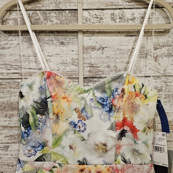 Adrianna Papell - White - Floral - Dress - NWT - Picture 3 of 6